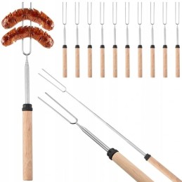 ⭐⭐Židinio grotelių šakutė iš nerūdijančio plieno 80 cm 10 vnt mark Adler rinkinys 1.0⭐⭐