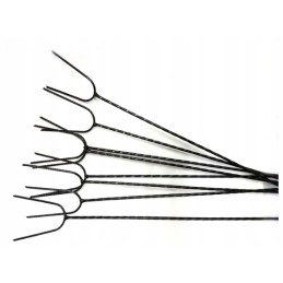 Šakės, grilio lazdelės, 125 cm, 10 vnt! - laikina akcija!