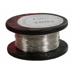 Nerūdijančio plieno bitininkystės viela 0,3 mm - 100g