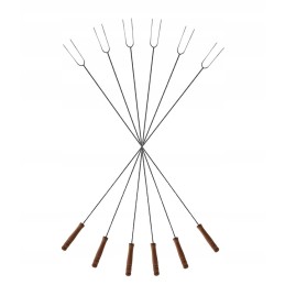 ⭐⭐Šakučių pagaliukai laužo dešrelių grilio pagaliukams 130 cm x 6 vnt.⭐⭐