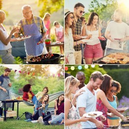 Kepsninės komplektas, grilio reikmenys, dėklas, 25 vnt