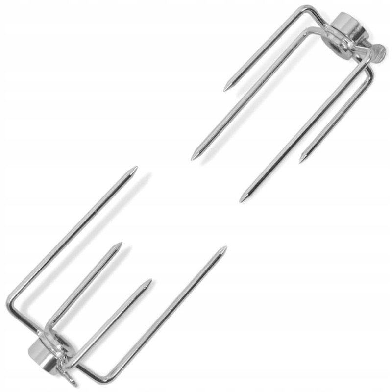 Kabliukai rozetėms, 2 vnt, plieniniai