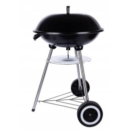 Sferinės grotelės 16 juodos su dangteliu ir pelenine