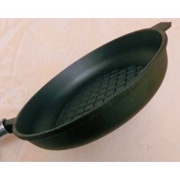 Ketaus grilio keptuvė, 24 cm