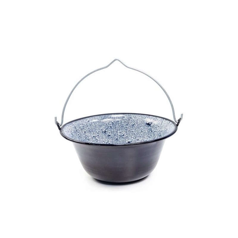 Vengriškas emaliuotas pakabinamas puodas, 8l