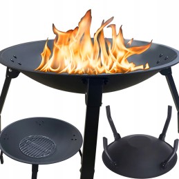 ⭐ Sodo laužavietė 55 cm, sulankstoma ⭐