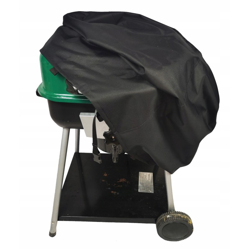 Neperšlampamas juodas grilio dangtelis