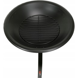 Plieninis židinys su atlenkiamomis kojelėmis, 56x39cm