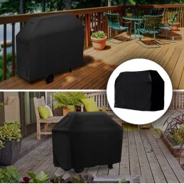 Dengiamas brezentinis užvalkalas XXL sodo kepsninei, atsparus vandeniui, universalus