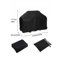 Dengiamas brezentinis užvalkalas XXL sodo kepsninei, atsparus vandeniui, universalus