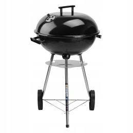 Apvalios anglies kepsninės ant ratų su dangteliu – apvalios