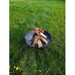 Didelis 60 cm skersmens sodo židinys