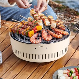 Nešiojami lauko kempingo grilis kempingo grilis mažos anglies grilis