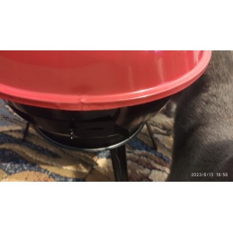 Apvalus kompaktiškas anglies grilio dangtis gw0114