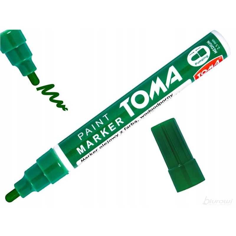 žalias flomasteris, skirtas bičių motinai pažymėti