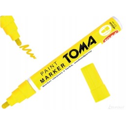 geltonas flomasteris, skirtas bičių motinai pažymėti