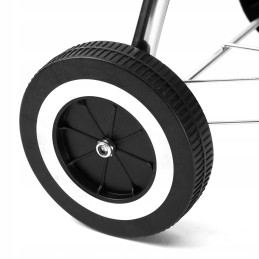 Apvalios anglies kepsninės ant ratų su dangteliu – apvalios