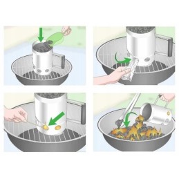 Kaminas anglies el fuego starterio apšvietimui oe17x28cm