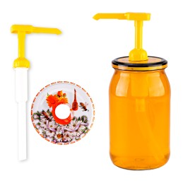 900ml medaus indelis + dozatorius su medaus dangteliu