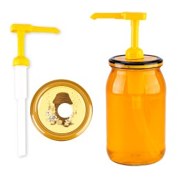 900ml medaus indelis + dozatorius su medaus dangteliu