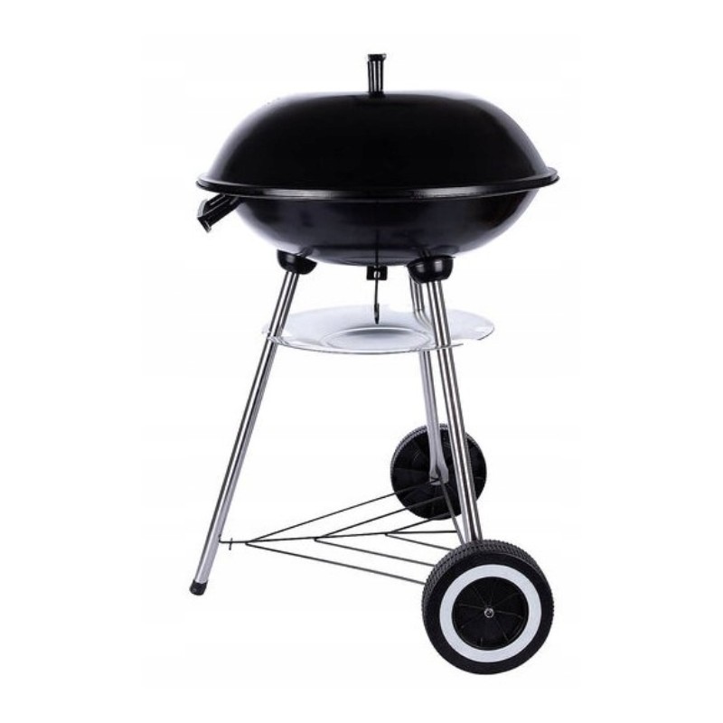 Sferinės kepsninės, chromuotos grotelės