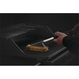 Trijų eilių Napoleon grilio šepetys, su žalvariniais šeriais, 62062