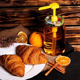 900ml medaus indelis + dozatorius su medaus dangteliu