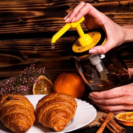 900ml medaus indelis + dozatorius su medaus dangteliu