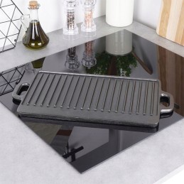 Ketaus grilio plokštė, dvipusė keptuvė 45 5x23 cm 112987 orion