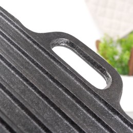 Ketaus grilio plokštė, dvipusė keptuvė 45 5x23 cm 112987 orion