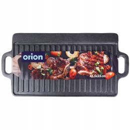 Ketaus grilio plokštė, dvipusė keptuvė 45 5x23 cm 112987 orion