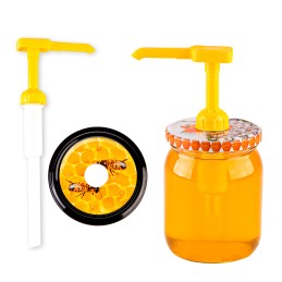 520ml indelis + 82mm dangtelis su medaus dozatoriumi