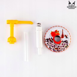 520ml indelis + 82mm dangtelis su medaus dozatoriumi