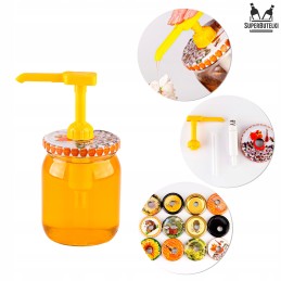 520ml indelis + 82mm dangtelis su medaus dozatoriumi