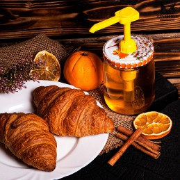 520ml indelis + 82mm dangtelis su medaus dozatoriumi