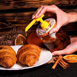 520ml indelis + 82mm dangtelis su medaus dozatoriumi