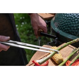 Dieviškas pincetas monaco kepsninės žnyplės BBQ pincetas 35 5 cm