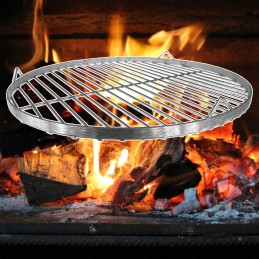 ⭐️Židinio grilio grotelės, apvalios, nerūdijančios, 45 cm⭐️