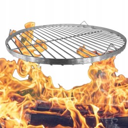 ⭐️Židinio grilio grotelės, apvalios, nerūdijančios, 45 cm⭐️