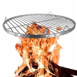 ⭐️Židinio grilio grotelės, apvalios, nerūdijančios, 45 cm⭐️