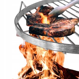 ⭐️Židinio grilio grotelės, apvalios, nerūdijančios, 45 cm⭐️