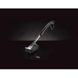 Trijų eilių šepetys su nerūdijančio plieno šeriais.