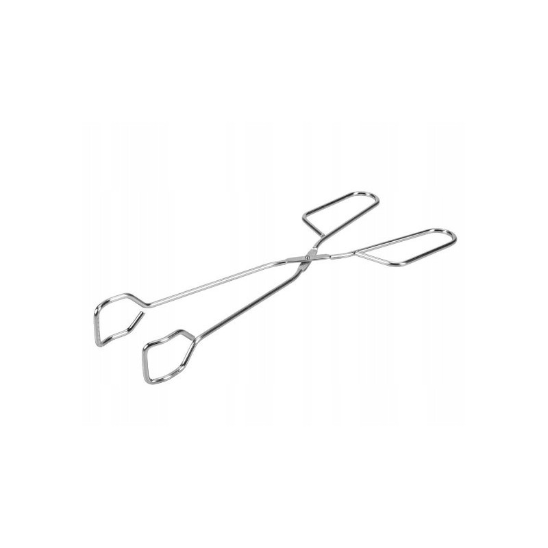 Metalinės žnyplės 30 5 cm grilio sukimosi grilio šepetys išgaubtas