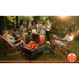 ⭐⭐Grill sulankstomas turistinis lagaminas nešiojamas sodo anglis kepsninė⭐⭐