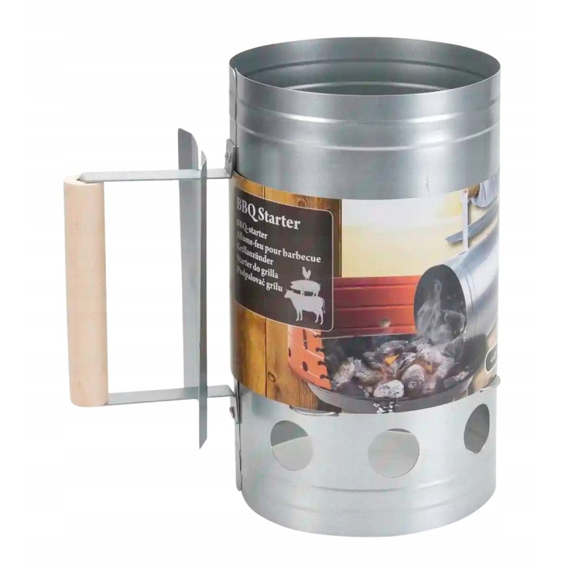 Šašlykinės kaminas anglies briketams apšviesti, ø 17 cm