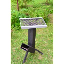 Grotelės raketinei krosnelei ar židiniui