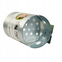 Kaminas anglies briketų kepsninei apšviesti