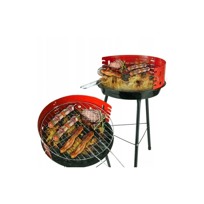 ⭐⭐Sodo grilis turistams nešiojamas apvalus anglis klasikinis kempingas⭐⭐