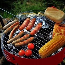 ⭐⭐Sodo grilis turistams nešiojamas apvalus anglis klasikinis kempingas⭐⭐