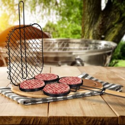 Grilio krepšelis mėsainiams ir paštetams